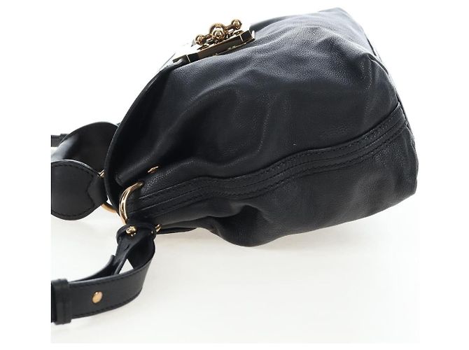 Chloé Borsa convertibile Chloe Elsie in pelle Medium Nero - vista 3