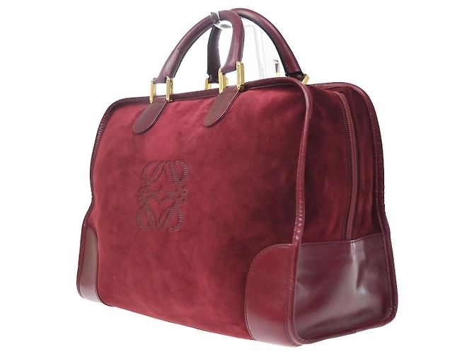 Loewe Amazona Suede 40 Bordeaux - vista 3