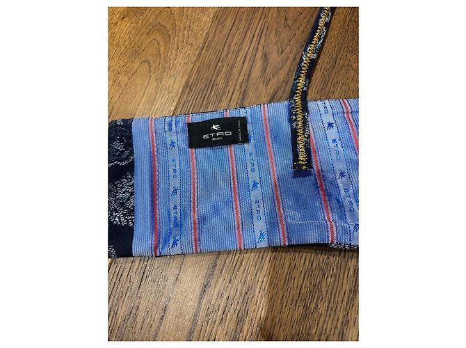 Top in jacquard Etro blu navy - vista 2