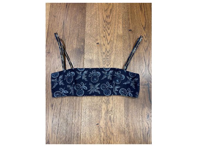 Top in jacquard Etro blu navy - vista 9