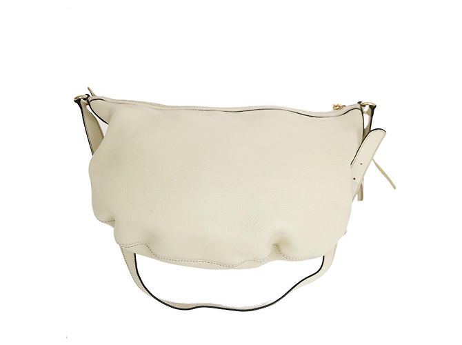 Gucci Soho Messenger Leather Medium Bianco - vista 2