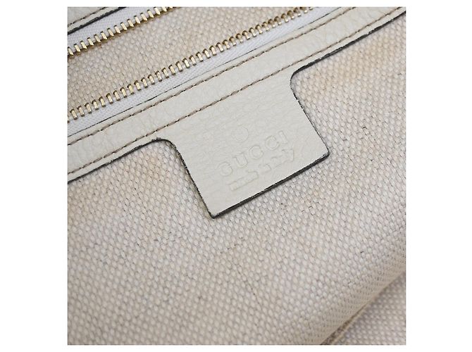 Gucci Soho Messenger Leather Medium Bianco - vista 6