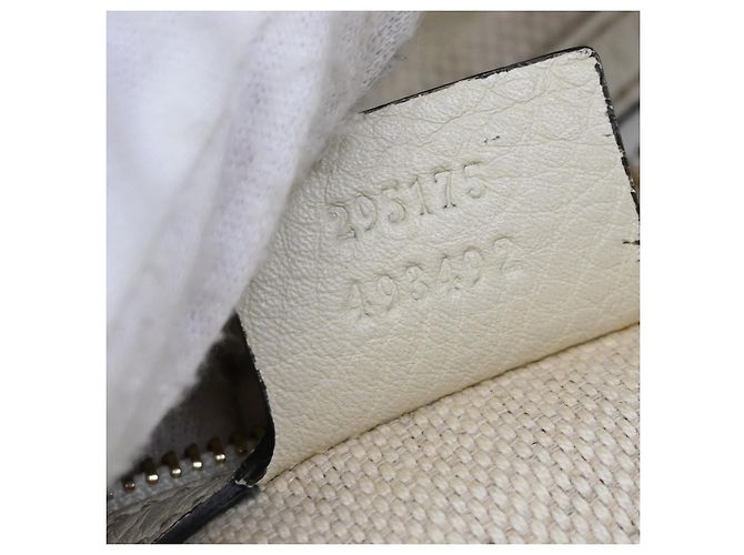 Gucci Soho Messenger Leather Medium Bianco - vista 7