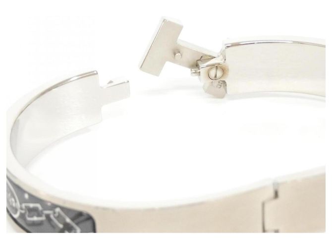 Hermès Hermes C'EST LA FETE Click H Bracelet Nero - vista 4