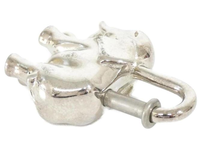 Hermès Hermes ELEPHANT Cadena Keychain Silvery - view 2