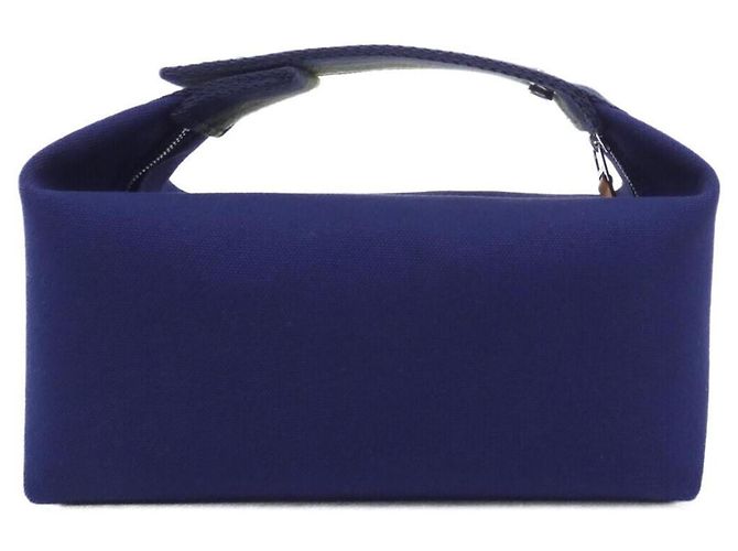 Hermès Bolso pouch Hermes H Pavillon Brid à Black PM Azul - vista 2