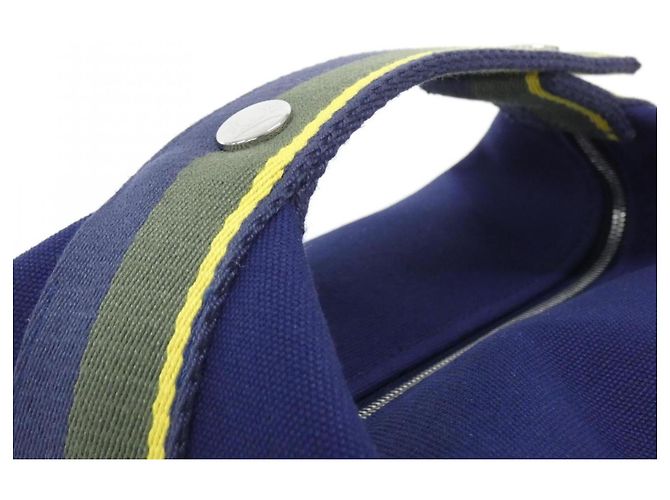 Hermès Bolso pouch Hermes H Pavillon Brid à Black PM Azul - vista 5