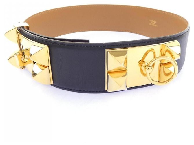 Hermès Hermes COLLIER DE CHIEN 38mm Belt Black - view 2
