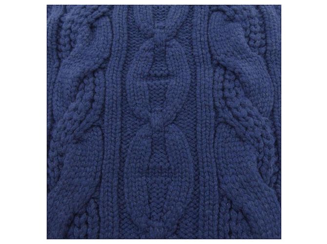Hermès Hermes Cable Maillon Scarf Navy blue - view 4