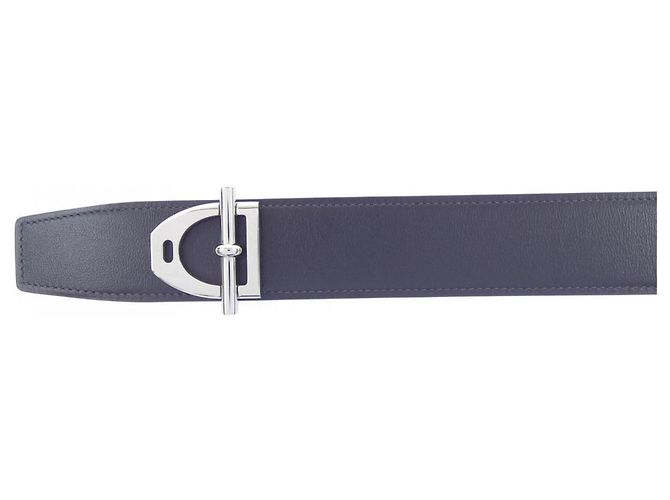 Hermès Hermes Neo Etrier 38mm Reversible Belt Brown White - view 2