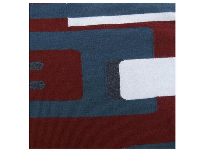 Hermès Hermes Blue, Red, and White Stole - view 4