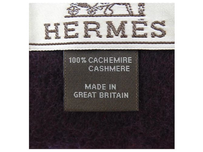 Hermès Hermes RECTO VERSO Cashmere Scarf Red - view 3