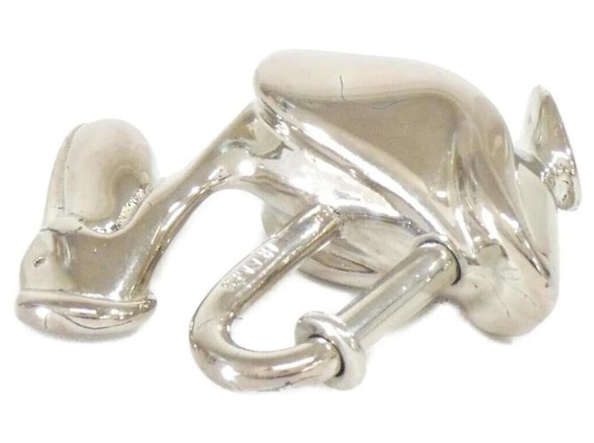 Hermès Chaveiro Hermes PELICAN Cadena Prata - vista 2