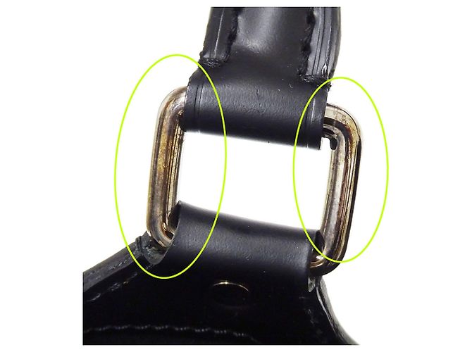 Bolsa de mão Louis Vuitton em couro Epi Preto - vista 14