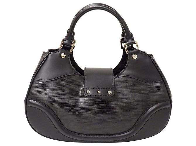Bolsa de mão Louis Vuitton em couro Epi Preto - vista 2