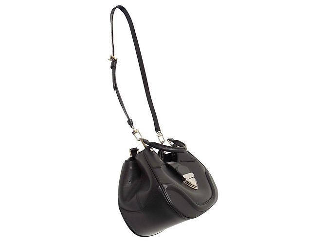 Bolsa de mão Louis Vuitton em couro Epi Preto - vista 5