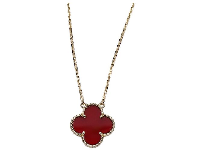 Collana Van Cleef & Arpels Vintage Alhambra D'oro - vista 2