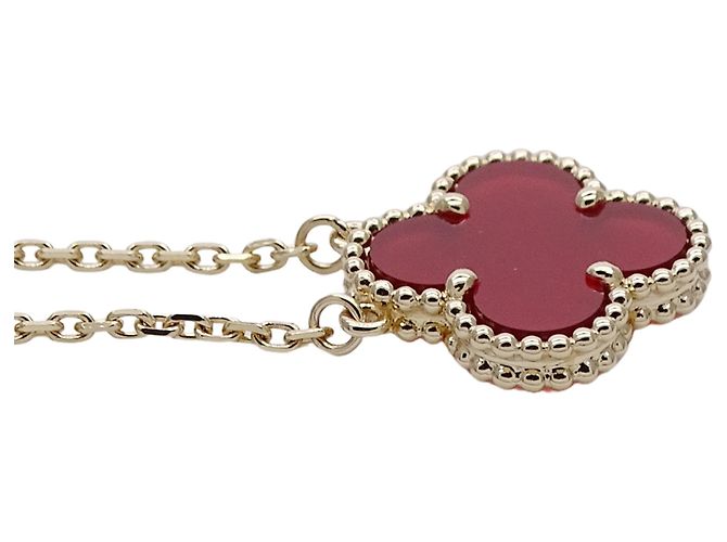 Collana Van Cleef & Arpels Vintage Alhambra D'oro - vista 3