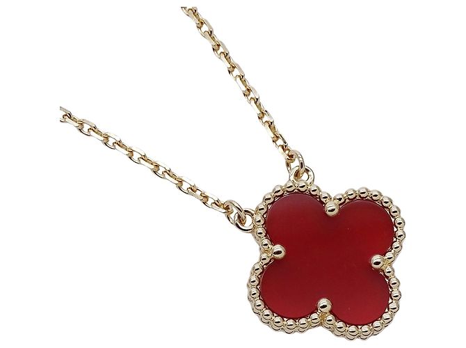 Collana Van Cleef & Arpels Vintage Alhambra D'oro - vista 4