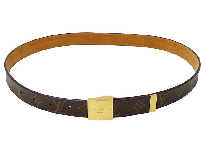 Cinto Louis Vuitton Monogram Marrom - vista 3