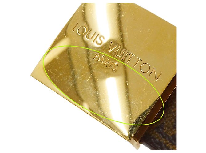 Cinto Louis Vuitton Monogram Marrom - vista 7