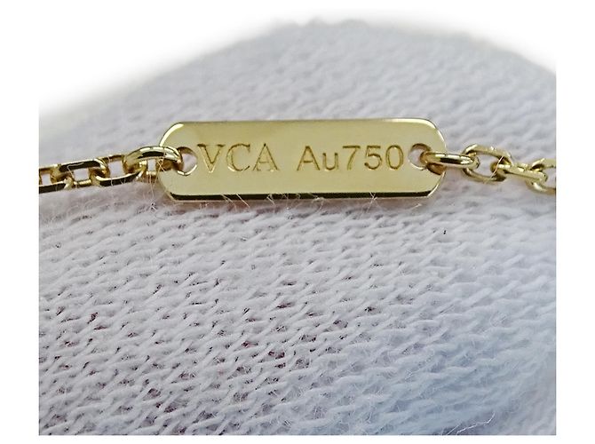 Collana Vintage Alhambra Van Cleef & Arpels D'oro - vista 10