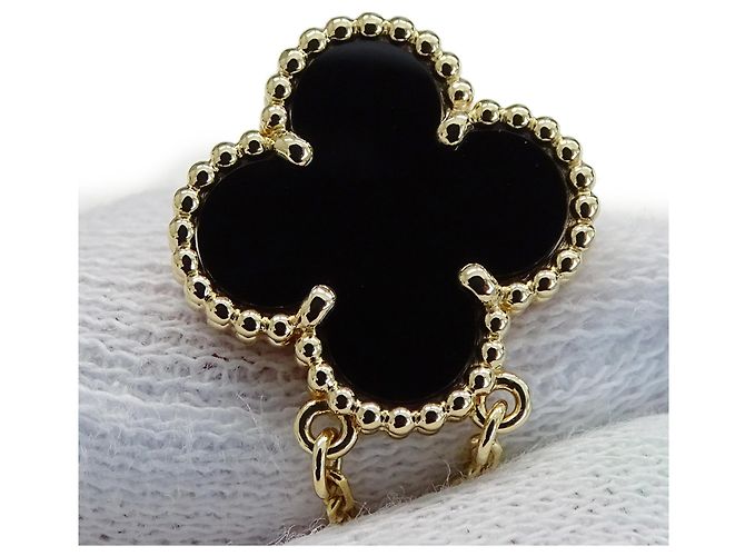 Collana Vintage Alhambra Van Cleef & Arpels D'oro - vista 13