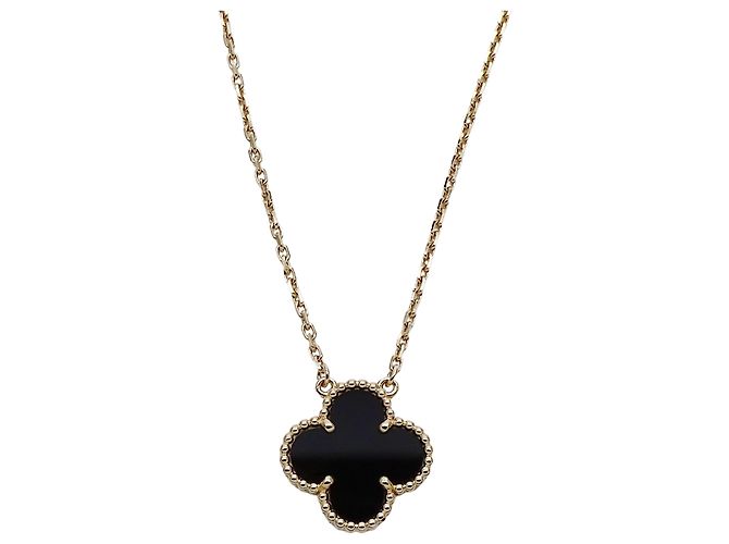 Collana Vintage Alhambra Van Cleef & Arpels D'oro - vista 2