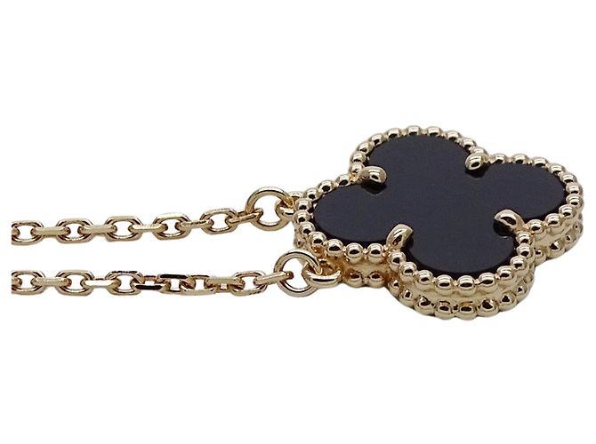 Collana Vintage Alhambra Van Cleef & Arpels D'oro - vista 3