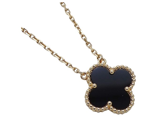 Collana Vintage Alhambra Van Cleef & Arpels D'oro - vista 4