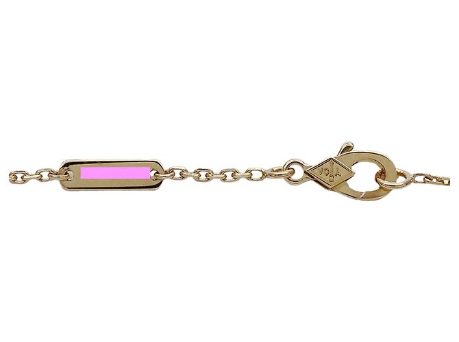 Collana Vintage Alhambra Van Cleef & Arpels D'oro - vista 6