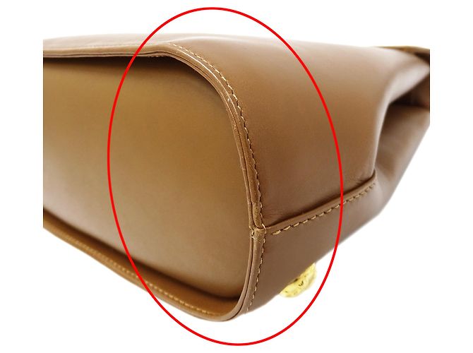 Borsa a mano in pelle marrone Salvatore Ferragamo - vista 10