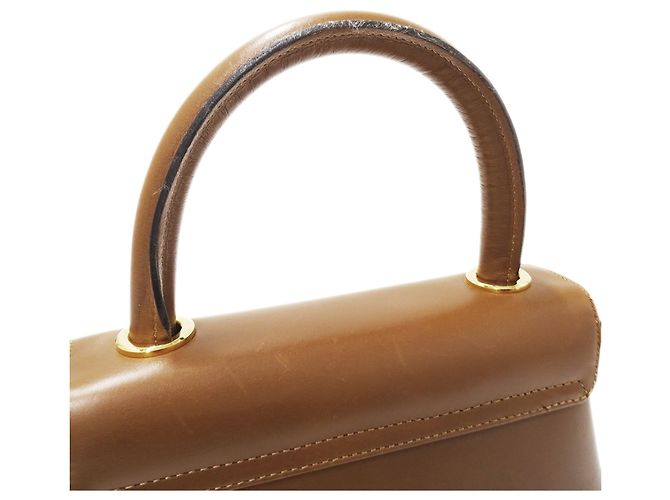 Borsa a mano in pelle marrone Salvatore Ferragamo - vista 12