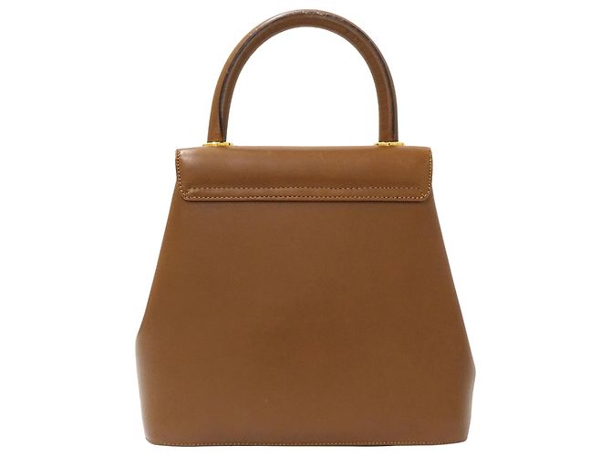 Borsa a mano in pelle marrone Salvatore Ferragamo - vista 2