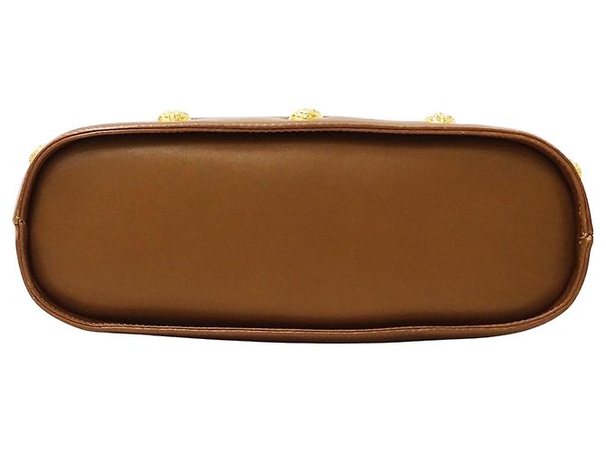 Borsa a mano in pelle marrone Salvatore Ferragamo - vista 3