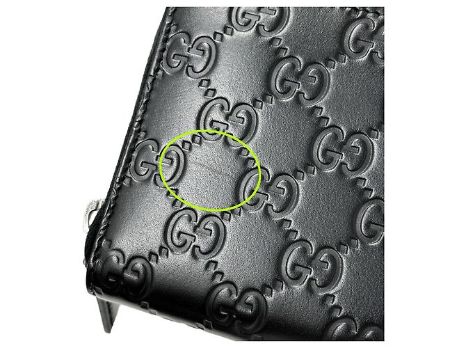 Gucci Black GG Leather Long Wallet - view 10