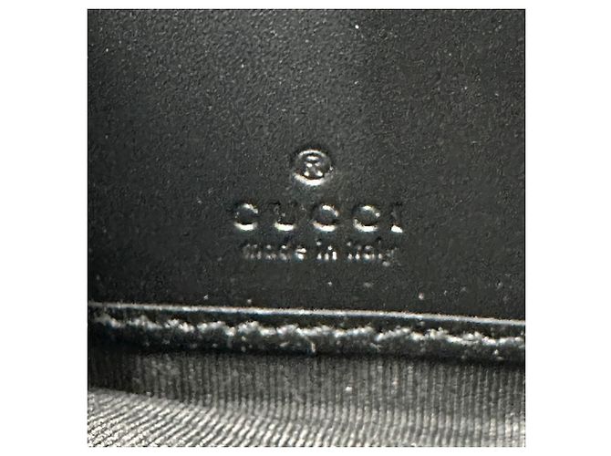 Gucci Black GG Leather Long Wallet - view 8