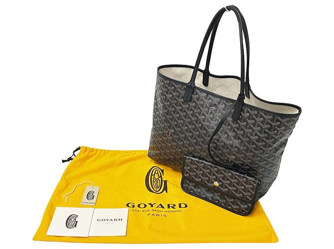 Bolso Tote Goyard Saint Louis PM Negro - vista 7