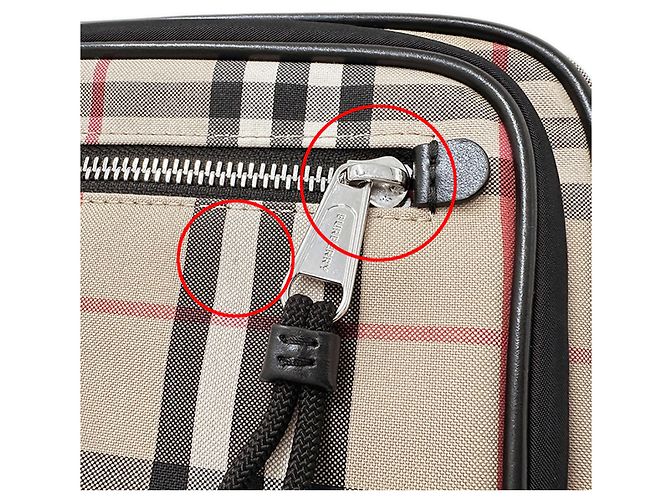 Burberry Handtasche aus beigem Canvas - Ansicht 8