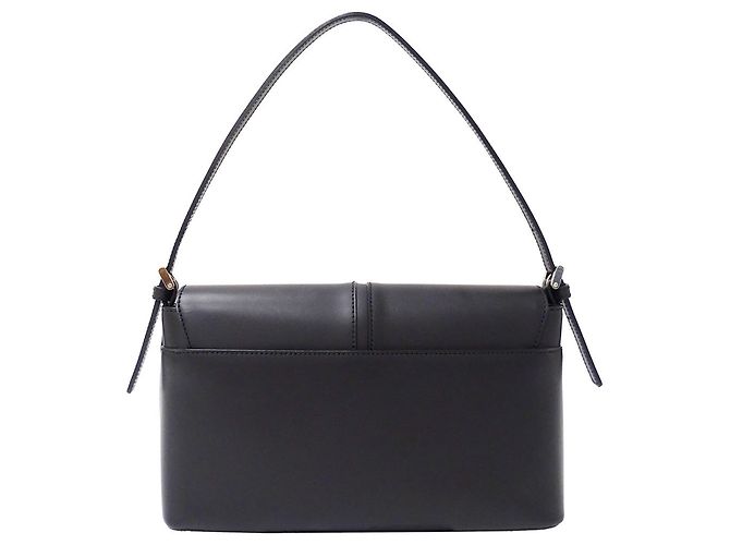 Burberry Schultertasche aus schwarzem Leder - Ansicht 2