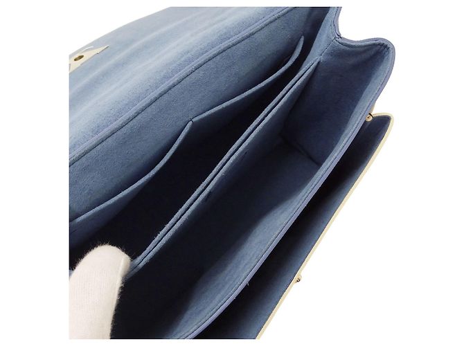Louis Vuitton My Lockme Handtasche Blau Roh - Ansicht 6