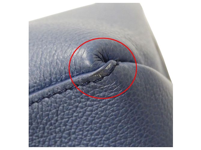 Louis Vuitton My Lockme Handtasche Blau Roh - Ansicht 8