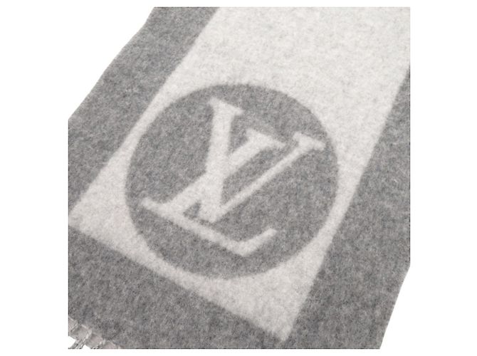 Louis Vuitton Echarpe Cardiff Gray Scarf Marrom - vista 4
