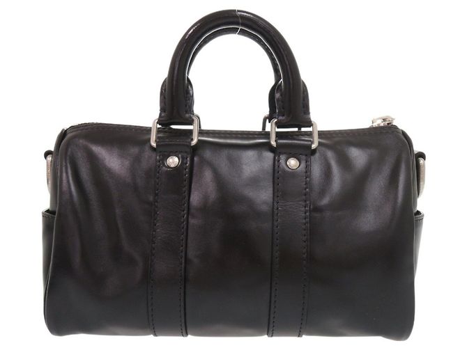 Sac à main Louis Vuitton Keepall Cargo Bandoulière 25 Noir - vue 3