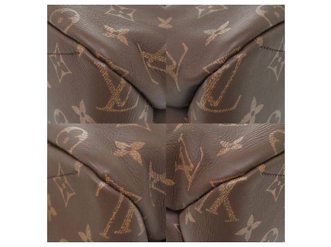 Saco Tote Louis Vuitton em couro Monogram castanho Marrom - vista 5