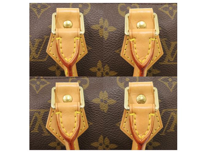 Bolsa Louis Vuitton Speedy 25 Monogram Marrom - vista 8