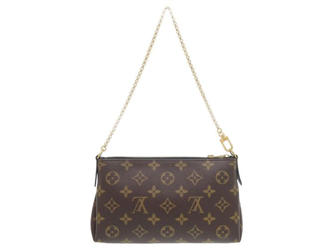 Louis Vuitton Pallas Clutch Shoulder Bag Brown - view 2