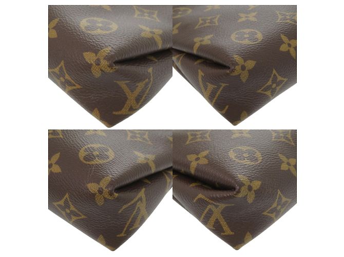 Louis Vuitton Pallas Clutch Shoulder Bag Brown - view 4