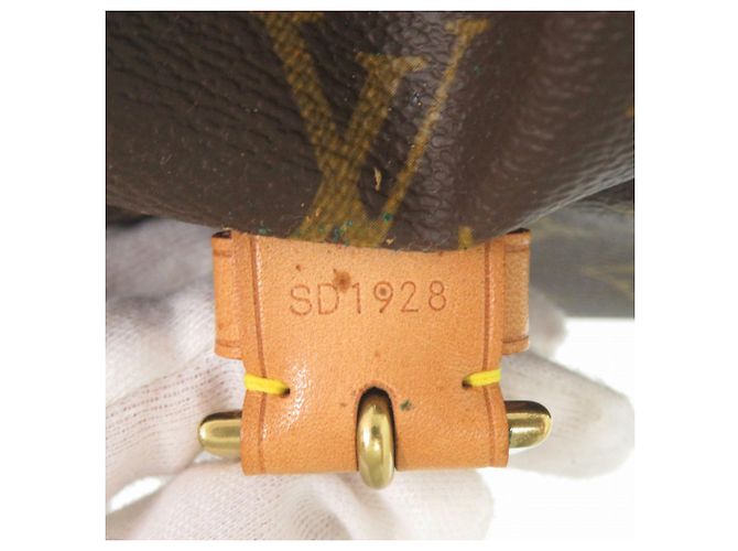 Mochila Louis Vuitton Montsouris GM Monogram Castaño - vista 10