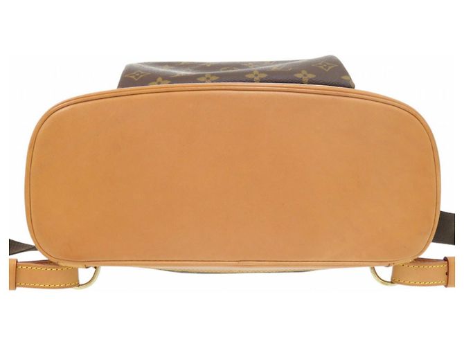 Mochila Louis Vuitton Montsouris GM Monogram Castaño - vista 3